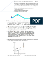 Assignemnt 1 CH2 Rectilinear Motion