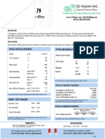 Folha de Dados - Ed Fagan - Alloy 79