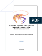 Manual - Criação Do CAMARÃO DA MALÁSIA - Versão 2015.