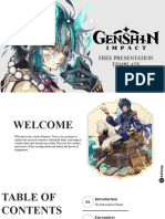 Genshin Impact PPT Template by EaTemp