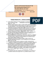 Práctico 1) Probabilidad y Estadística - Cálculo Combinatorio