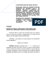 Contradicción de Tesis 109/2018: Visto Bueno Sr. Ministro