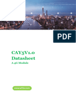 Datasheet of LTE 4G Module