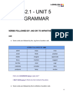 b2.1 - Unit 5 - Grammar