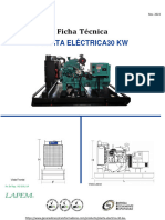 30 KW PEDCA30 - ABIERTA - GENERADORES Y TRANSFORMADORES