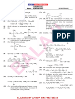 XI-Chemistry Chapter test-13-Hydrocarbons-Solutions