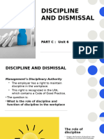 Discipline and Dismissal