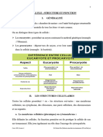 Cellule, Structure Et Fonction