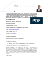 Curriculum Vitae Biólogo - Alejandro Córdoba Martinez