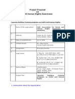 Project Proposal On Human Rights Awareness, NHRC