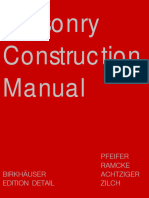 Masonry Construction Manual - C