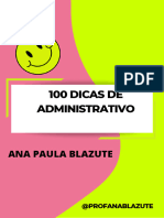 00 Dicas de Administrativo