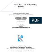 IOT Based Smart Door Lock System Using Arduino: Dr. Alok Kole Professor Department of Electrical Engineering