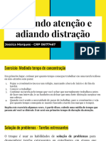 8.medindo Concentração e Adiando Distração