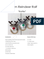 Pattern Reindeer Ralf Rattle