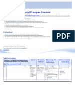 Essential Principles Checklist Medical Devices