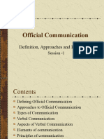 E-2.Session 01 Introduction To Official Communication