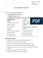 TP 3: Les Jointures Et Les Sous Requêtes: Exercice 1