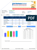 Branch - Name - Cbse Pre Mid Term Exam Progress Report 2023-24 - HR Central Techno - 9 - 1