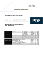 Guinée - RE - Projet D Électrification Rurale Final