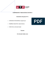 Semana 03 - Tema 01 - Tarea Académica 1 - Organizador, Esquema de Producción y Versión Borrador