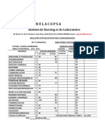 Bulletin Clotilde Pou Examen Leta