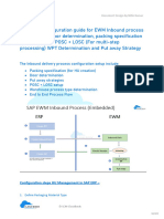 SAP EWM End To End Config Guide For Inbound Process Flow