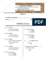 3rd Term Exams - BS 2