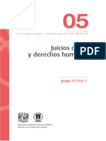 Juicios Orales y Derechos Humanos