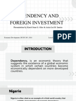 Dependency and Foreign Investment Final Version