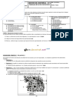 Devoir de Contrôle N°1 - SVT - Bac Lettres (2018-2019) Mme Harbawi Mbarka