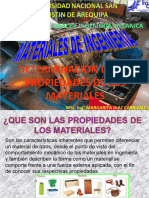 Determ. Propiedades de Los Materiales - Ensayos