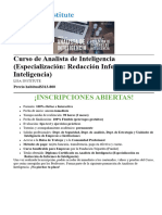 Curso de Analista de Inteligencia