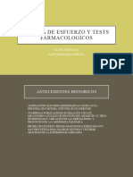 Prueba de Esfuerzo y Tests Farmacologicos