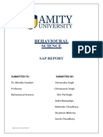 Sap Report Sem 5