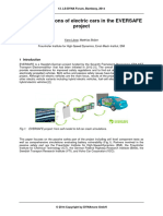 Crash Simulations of Electric Cars in The Eversafe Project