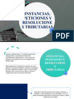 Instancias, Peticiones y Resoluciones Tributarias