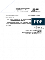 01 - 05 - 2023 Gazette Notification For The Railways (Opening For Public Carriage of Passengers) Amendment Rules, 2023 - 70-WDO-OrI-RO-1 Vol - IX