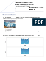 Grade 4 Assignment Term 2 The Water Cycle - 1