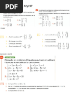 Correction de Quelques Exercices Sur Les Matrices Inverses Et Les Puissances Nièmes