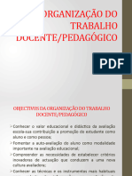 Organização Do W. Pedagógico