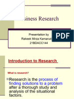 Business Research