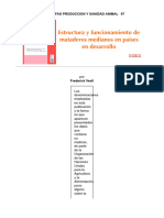 Estructura y Funcionamiento de Mataderos Medianos en Países en Desarrollo