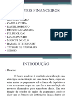 PRODUTOS FINANCEIROS - Equipe 1