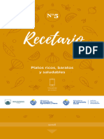 Recetario Numero 5