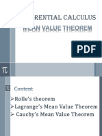 Mean Value Theorem