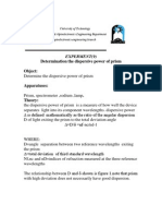 Exp9-Determination The Dispersive Power of Prism