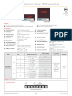 4 Digit Programmable Ammeter Voltmeter Trms Professional Series Model Smp35s