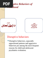 Disruptive Behavior of Childhood