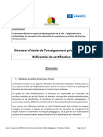 F 12 4 Extraits D Un Referentiel de Competences Directeur D Ecole